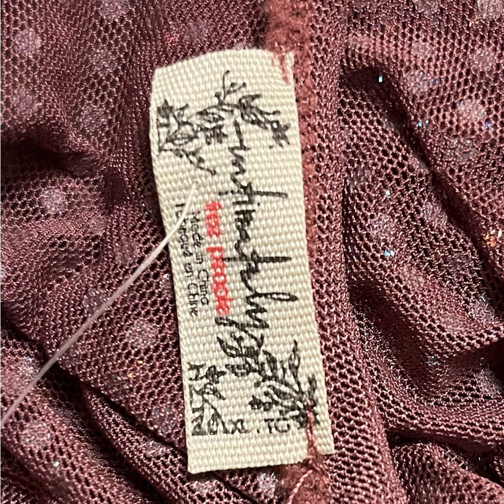 Free People/ Intimately Long Sleeve Color Wistful Mauve Size XL - Picture 9 of 9